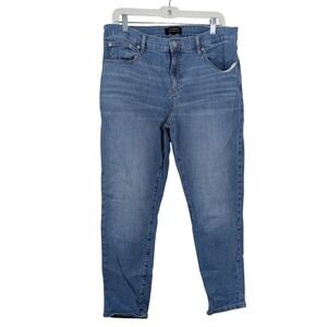 Banana Republic Girlfriend Jeans Women 31/12 Blue Excellent Mid-Rise
